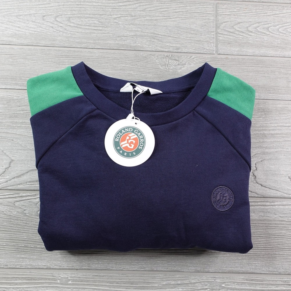 NEW Roland Garros Crewneck Sweatshirt Men's Size XL French Open Tennis Paris NWT